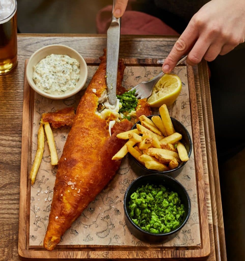 Cover Image for Complimentary Fizz when you order Fish and Chips at The Coat & Bear!